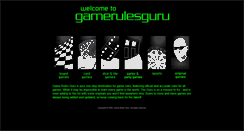 Desktop Screenshot of gamerulesguru.com
